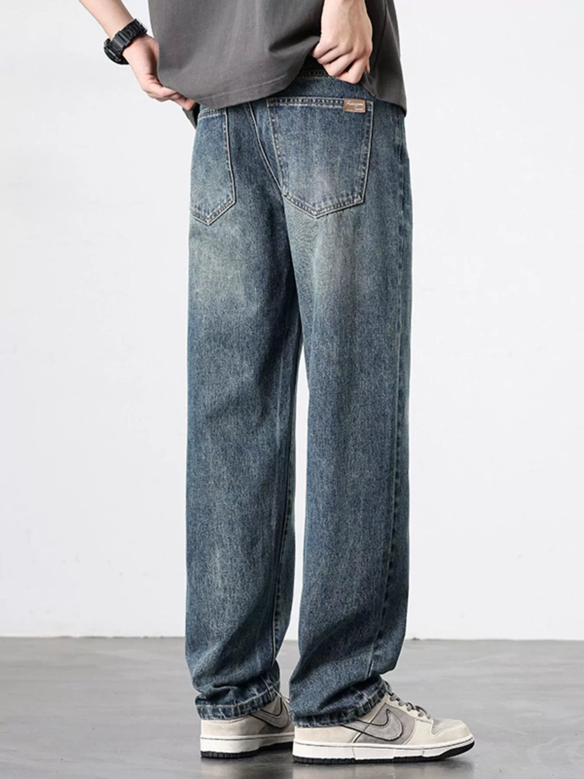 Men's Wash Relaxed Fit Jeans