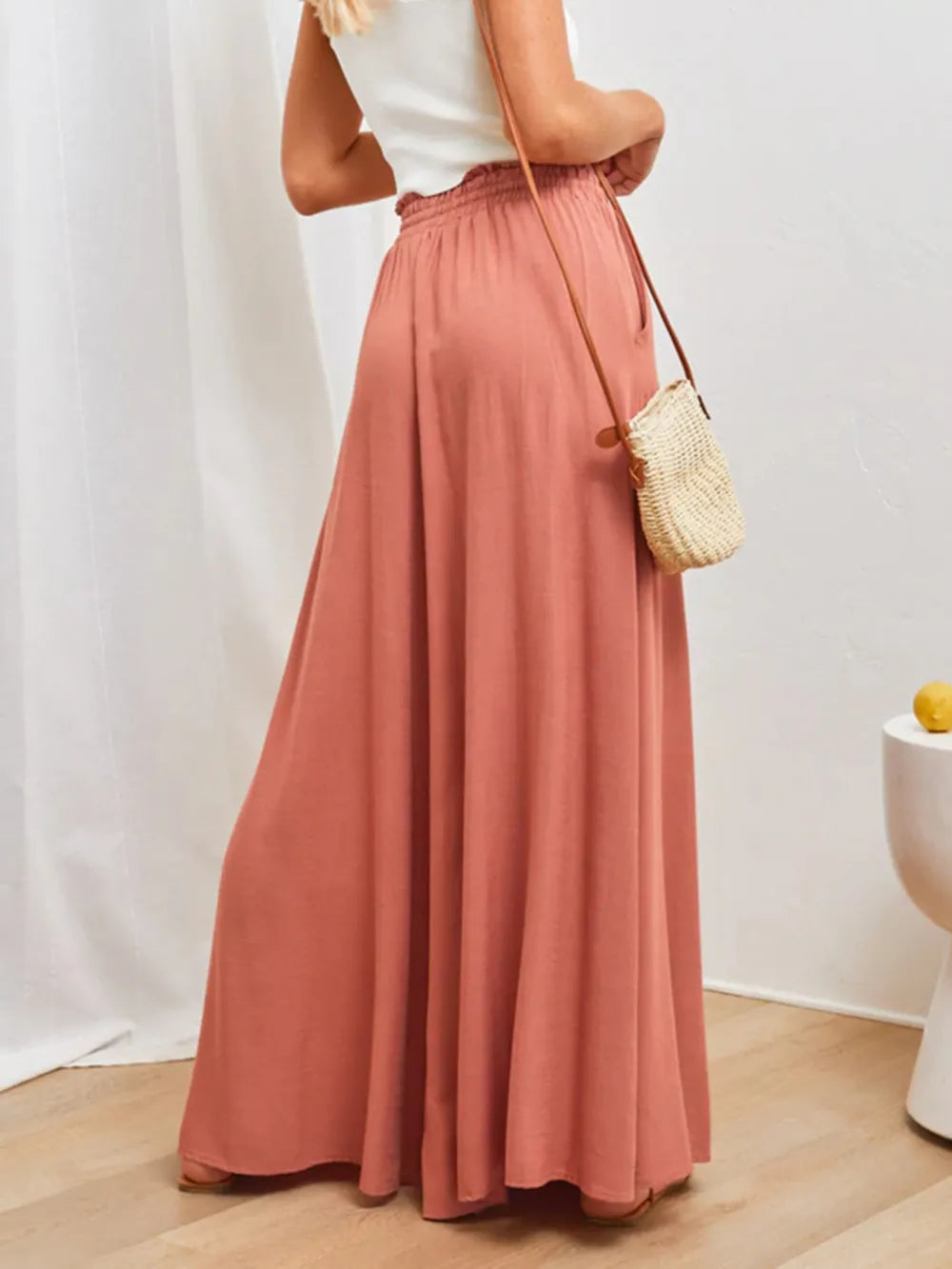 High Waist Wide Leg Pants