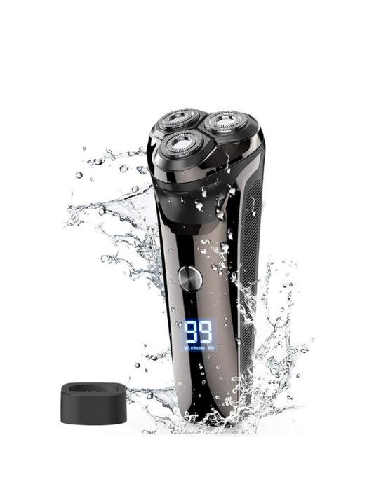 Electric Rotary Shaver with LED Display