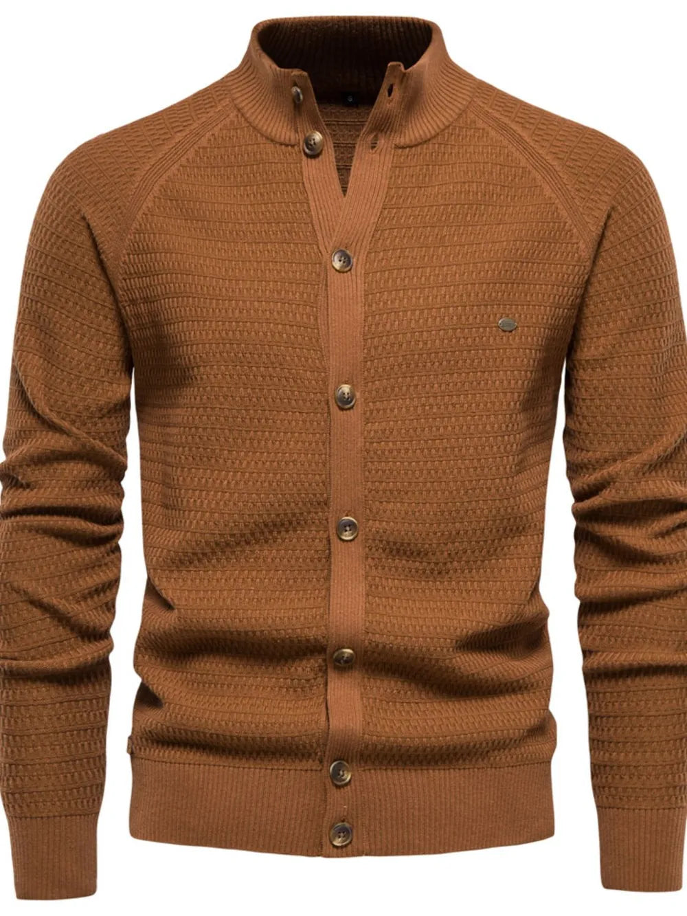 Men's Button Down Long Sleeve Cardigan