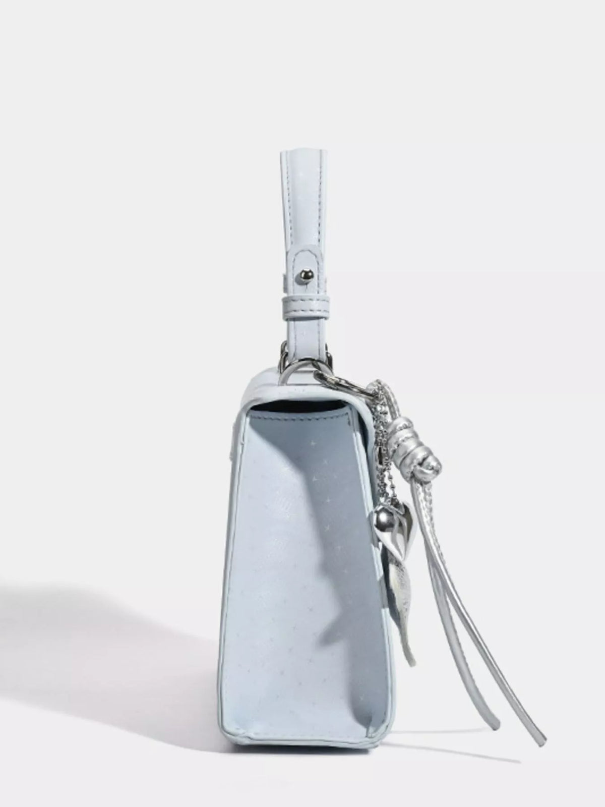 Buckle Leather Handbag