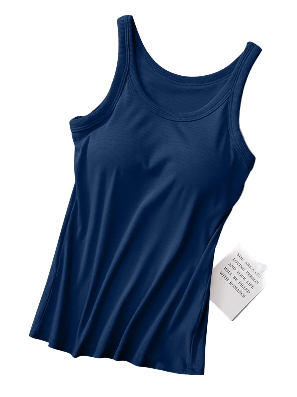 Round Neck Tank with Bra