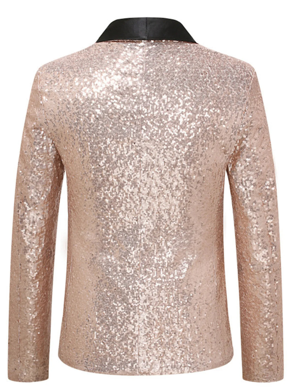 Men's Sequin Long Sleeve Blazer