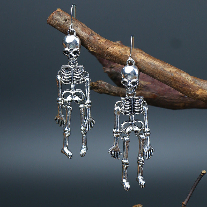 Skeleton Halloween Dangle Earrings