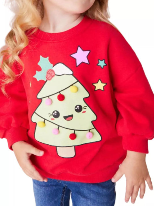 Children's Christmas Tree Graphic Sweatshirt