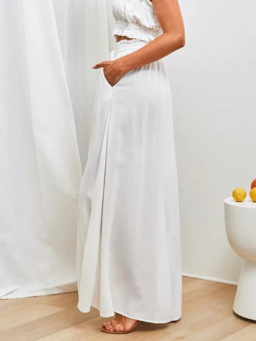 High Waist Wide Leg Pants