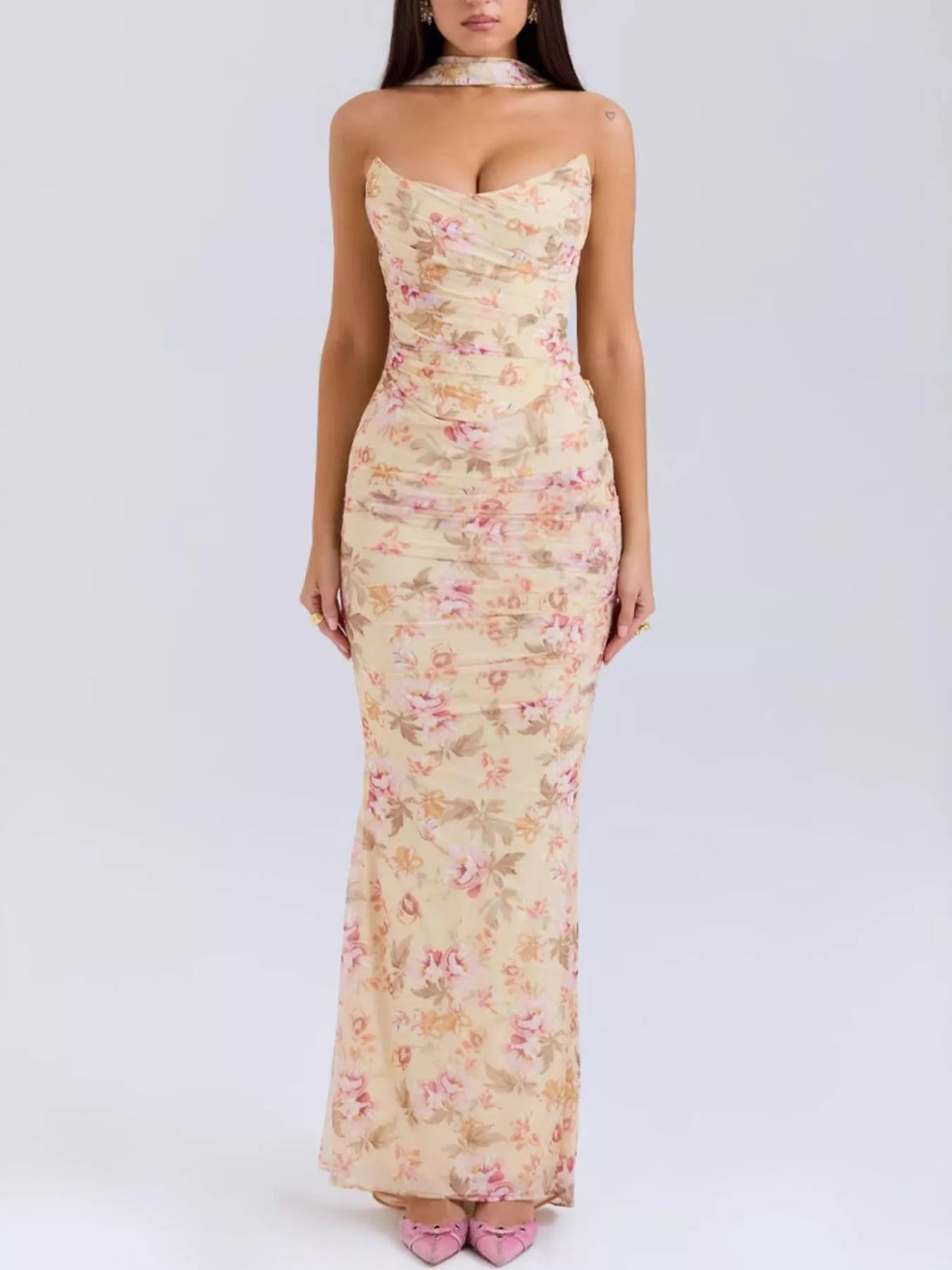 Tube Top and Maxi Skirt Set