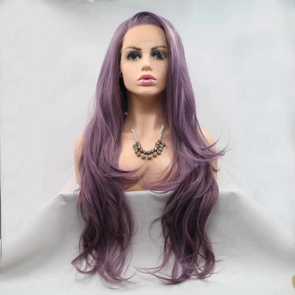 Gilded Strands™ Violet Wave Wig — 24"