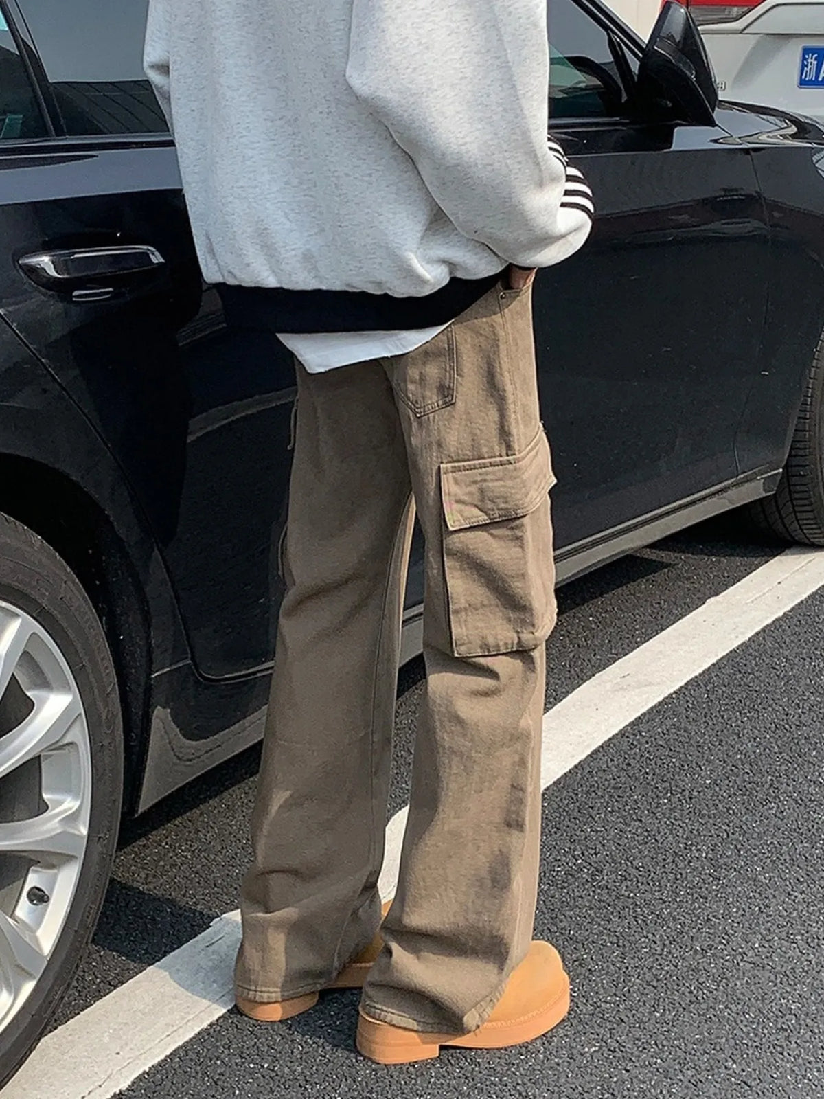Men's Full Size Loose Fit Cargo Pants Plus Size