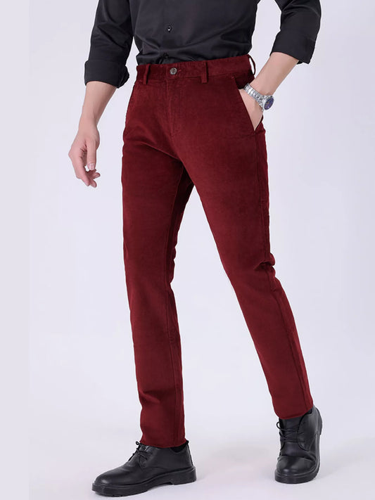Men's Corduroy Slim-Fit Pants