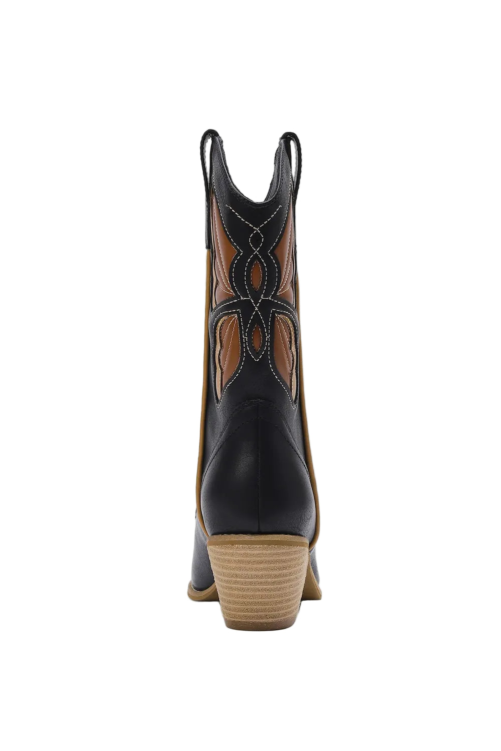 Beast Fashion Butterfly Cut Detail Point Toe Boots