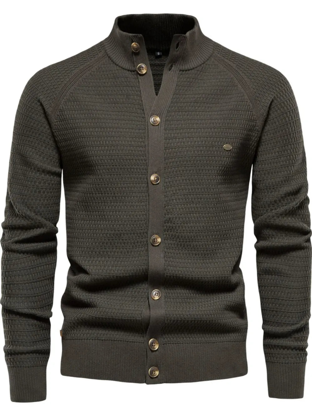 Men's Button Down Long Sleeve Cardigan