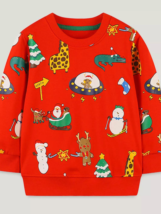 Children's Christmas Crew Neck Sweatshirt