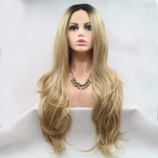 Gilded Strands™ Toffee Wave Wig — 24"