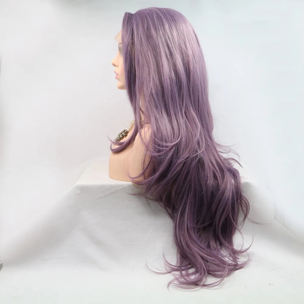 Gilded Strands™ Violet Wave Wig — 24"