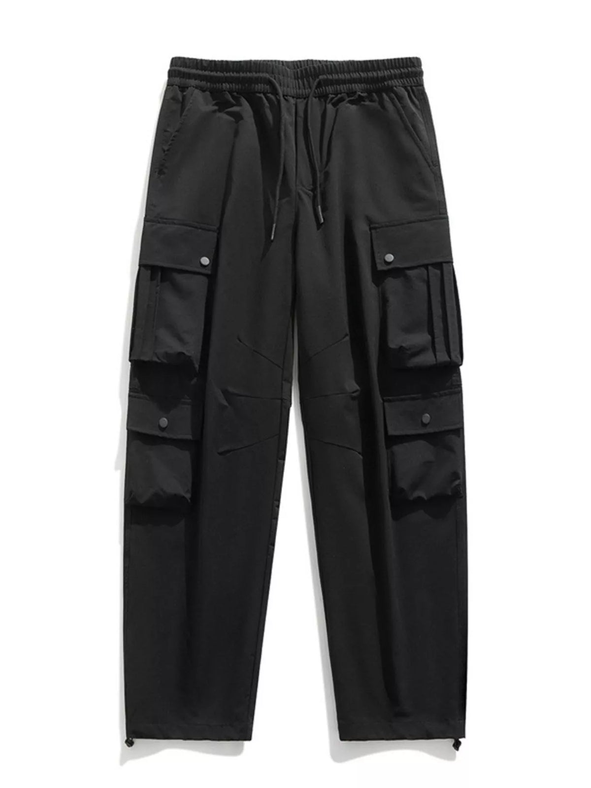 Men's Plus Size Loose Fit Multi-Pocket Cargo Pants