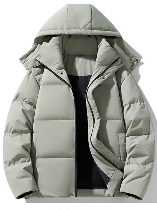 Men's Plus Size Hooded Padded Winter Coat