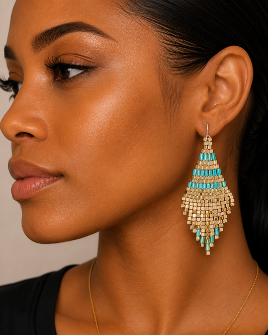 Beaded Dangle Earrings