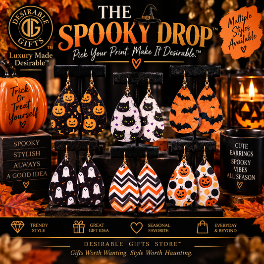 Halloween Teardrop Earrings Set