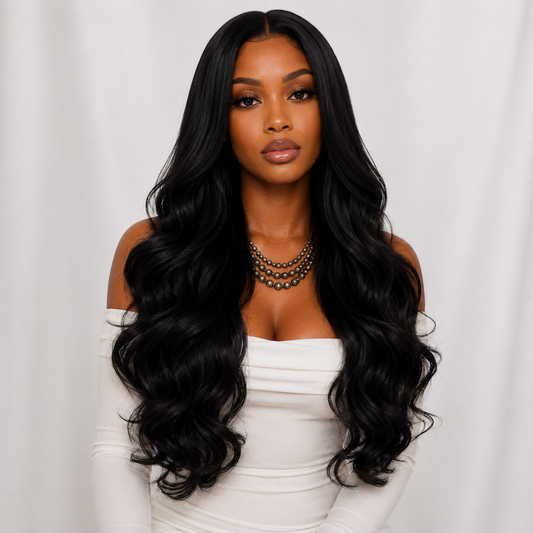 Gilded Strands™ Midnight Wave Wig — 24"