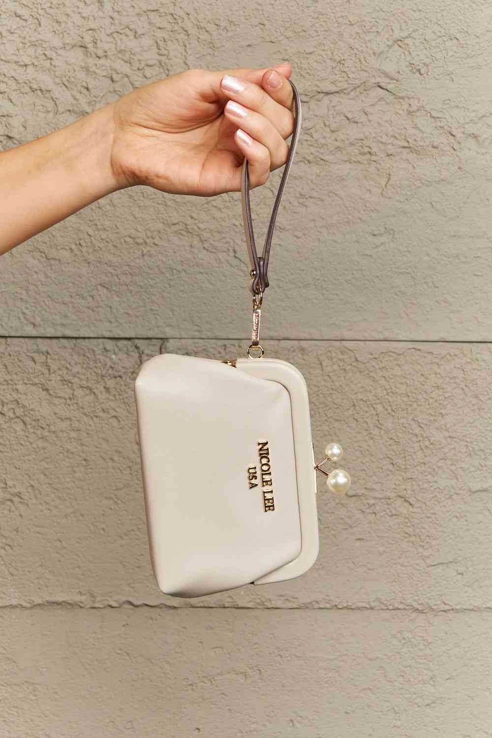 Nicole Lee USA Elise Pearl Coin Purse for Chic Style